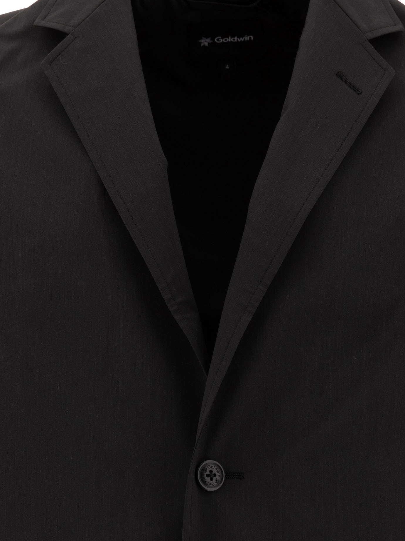 GOLDWIN Black   Wool Blend Twill 2B blazer